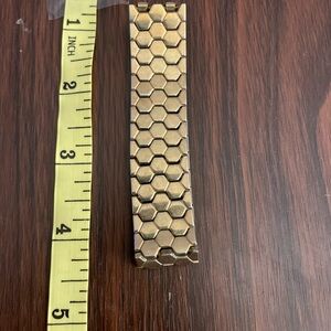 Gold Honeycomb Bracelet